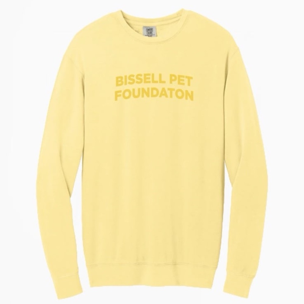 Yellow Saving Pets Club Crewneck
- BISSELL Pet Foundation Size XL Brand New